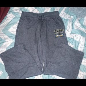 University of Pittsburgh gray sweat pants
